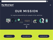 Tablet Screenshot of myblindspot.org